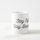 Bleib sanft, bleib blühend Ästhetischer Blumen-Mug Kaffeetasse (Mittel)