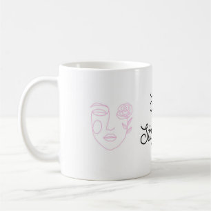 Bleib sanft, bleib blühend Ästhetischer Blumen-Mug Kaffeetasse