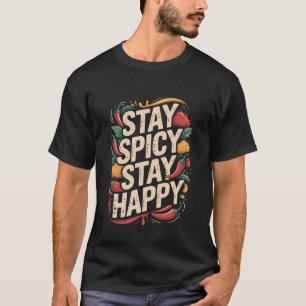 Bleib scharf, bleib glücklich Positives Zitat Moti T-Shirt