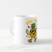 Bleib scharf kaffeetasse (Vorderseite Links)