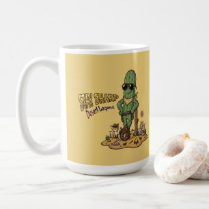 Bleib Scharf Wüstenlegende Cowboy Kaktus Illustrat Kaffeetasse