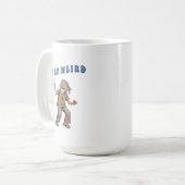 Bleib seltsam, alte Mann Tie Dye Kaffeetasse (Vorderseite Links)