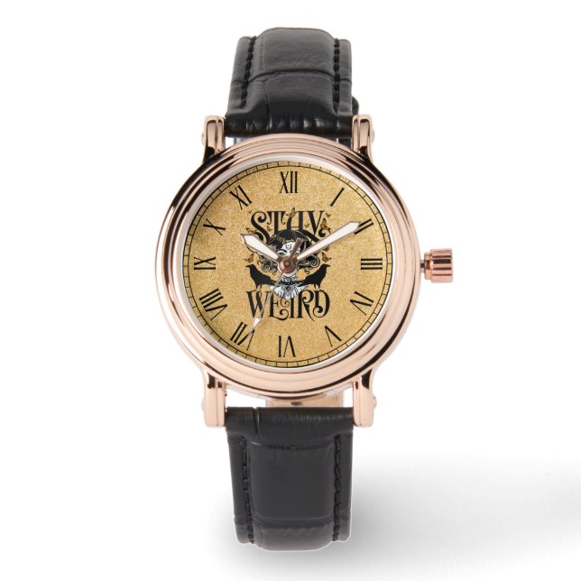 Bleib seltsam armbanduhr (Vorderseite)