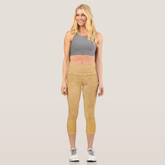 Bleib seltsam capri leggings (Vorderseite)