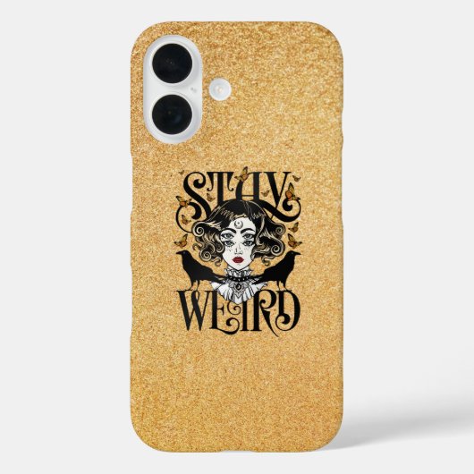 Bleib seltsam Case-Mate iPhone hülle (Rückseite)