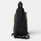 Bleib seltsam crossbody bag (Rückseite)