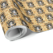 Bleib seltsam geschenkpapier (Rolleneckpunkt)