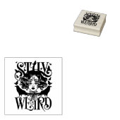 Bleib seltsam gummistempel (Stempel)