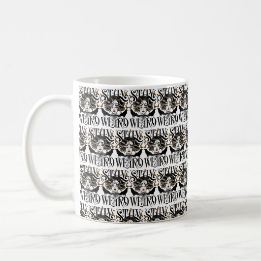 Bleib seltsam kaffeetasse (Links)