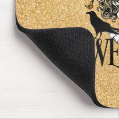 Bleib seltsam mousepad (Ecke)
