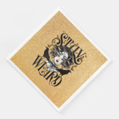 Bleib seltsam serviette (Ecke)