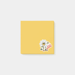 Bleib seltsam Skateboarding Gänseblümchen Post-it Klebezettel