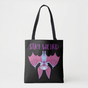 Bleib seltsam skurriler Albino-Vampir-Fledermaus-C Tasche