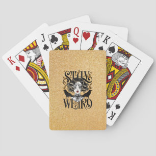 Bleib seltsam spielkarten