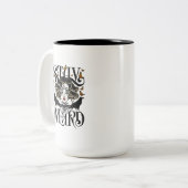 Bleib seltsam zweifarbige tasse (Vorderseite Links)
