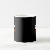 Bleib sicher, vape nicht Anti-Dampf  Kaffeetasse (Mittel)
