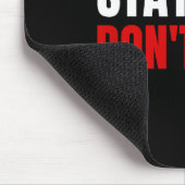 Bleib sicher, vape nicht Anti-Dampf  Mousepad (Ecke)