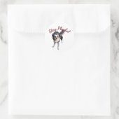 Bleib Spielzeug Hund Aufkleber (Tasche)