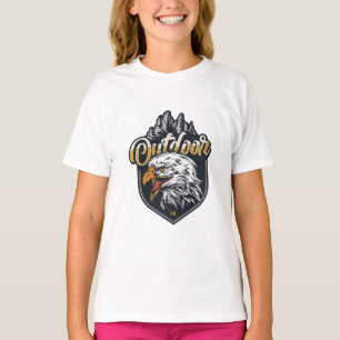 Bleib Stark Adler Outdoor Motivationszitate T-Shirt