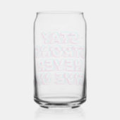 BLEIB STARK GIB NIEMALS AUF Can Glas  (Rückseite)