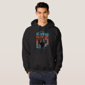 Bleib Stark Gib Niemals Auf Männer Hoodie (Vorne ganz)