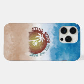 Bleib Stark - Retro-Strand Edition iPhone Hülle (Rückseite (Horizontal))