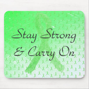 Bleib stark und mach weiter Lyme-Borreliose-Mauspa Mousepad