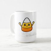 Bleib süß Candy Corn Kaffeetasse (Vorderseite Links)