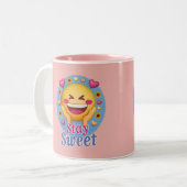 Bleib Süß  Zweifarbige Tasse (Vorderseite Links)