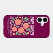 Bleib Süße Frucht Des Geistes Fruchtiger Granatapf iPhone 16 Hülle (Rückseite (Horizontal))
