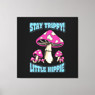 Bleib trippy! Kleiner Hippie Leinwanddruck