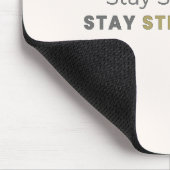 Bleib weich, bleib stark Motivationsmauspad Mousepad (Ecke)