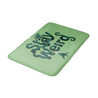 Bleib Weird Monster Badematte
