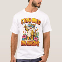 Bleib wild, bleib großartig Tiger-Kinderzimmer-Kun