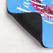 Bleib wild, blühe frei mousepad (Ecke)