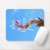 Bleib wild, blühe frei mousepad (Mit Mouse)