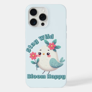 Bleib wild, blühe glücklich iPhone 15 pro max hülle