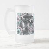 Bleib Wild Cowgirl Frostatte Tasse (Links)