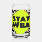 Bleib Wild Dosenglas (Links)