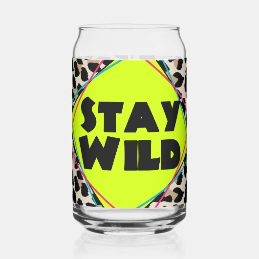Bleib Wild Dosenglas (Links)
