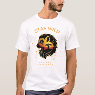 Bleib wild, du bist aus Mada Madagaskar Fossa T-Shirt