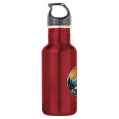 bleib wild  edelstahlflasche (Rückseite)