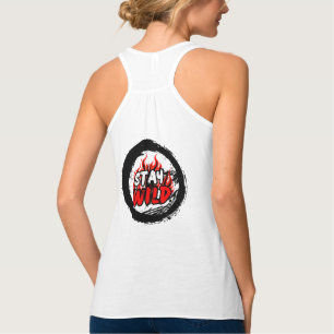 Bleib Wild Grafik Tank Top