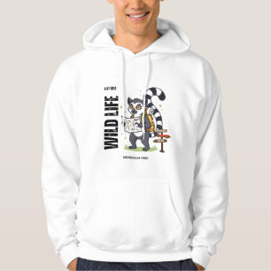Bleib wild Lemuren Leben - Madagaskar Vibes Süßer Hoodie