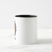 Bleib Wild Löwe Grafik Wilder Alpha Löwe Tasse (Zentrum)