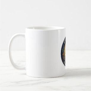 Bleib wild, Mondkind - Celestial Boho Botanisch Cr Kaffeetasse