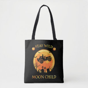 Bleib wild Mondkind pumkins Halloween-Festival je Tasche