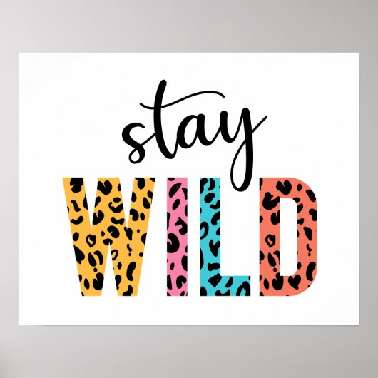 Bleib wild poster (Vorne)