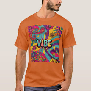 Bleib wild Psychedelischer Boho 70er Jahre Vibes T-Shirt