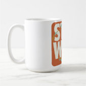 Bleib Wild Skull Langarmshirt Kaffeetasse (Links)